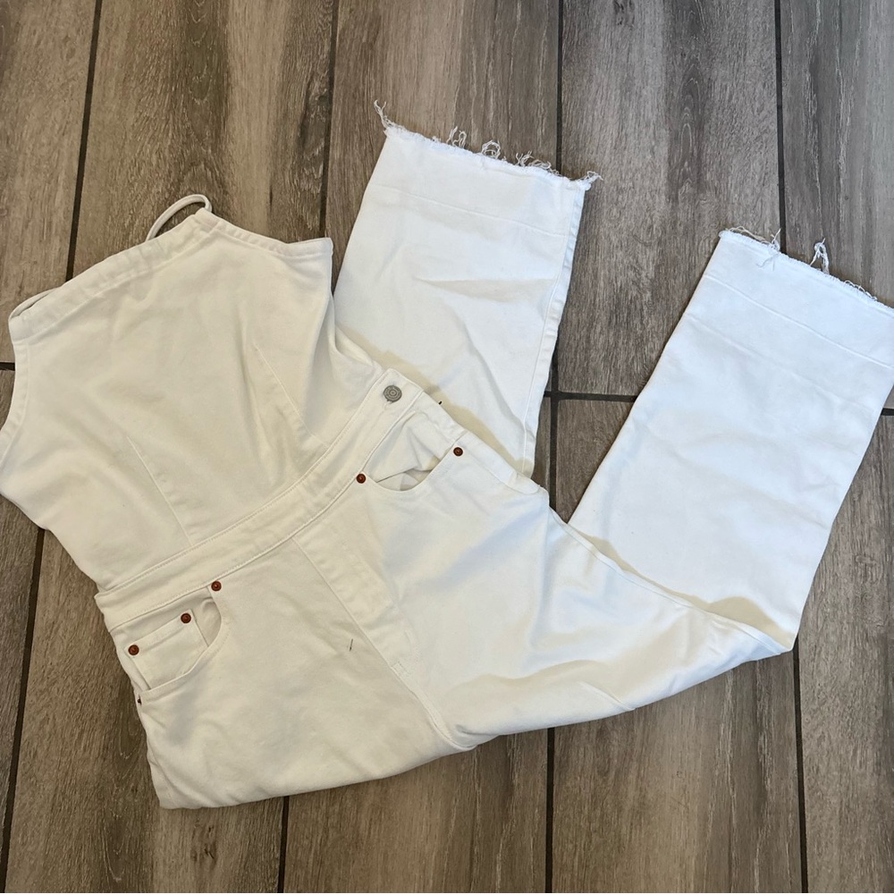 Etica White Jumpsuit